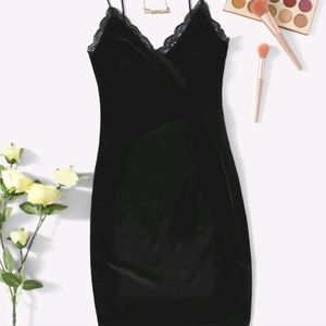 Plus Sexy Velvet Bodycon Dress